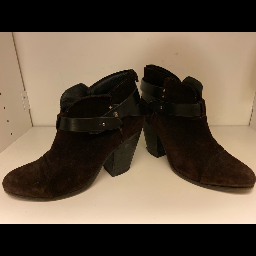 Rag & Bone Harrow Bootie brown suede size 39